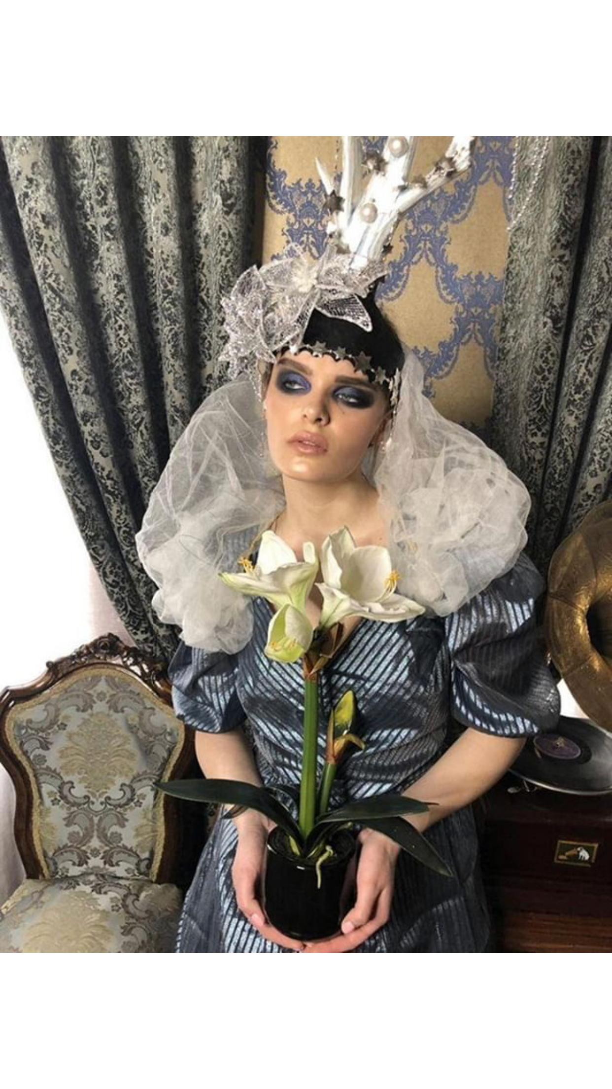 Retro star. Art photographer Katerina Klio