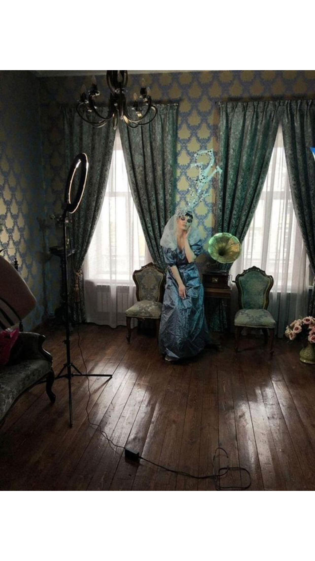 Retro star. Art photographer Katerina Klio