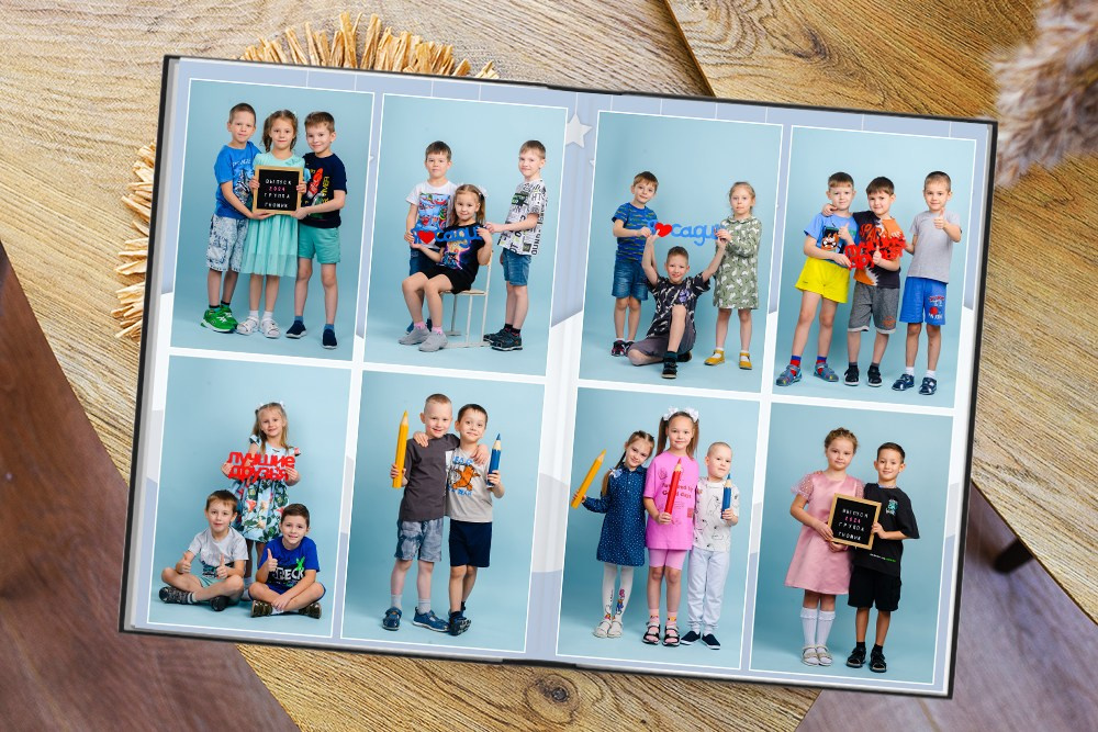 Выпускной альбом для детского сада. Студия выпускных альбомов Ольги Галкиной. Томск