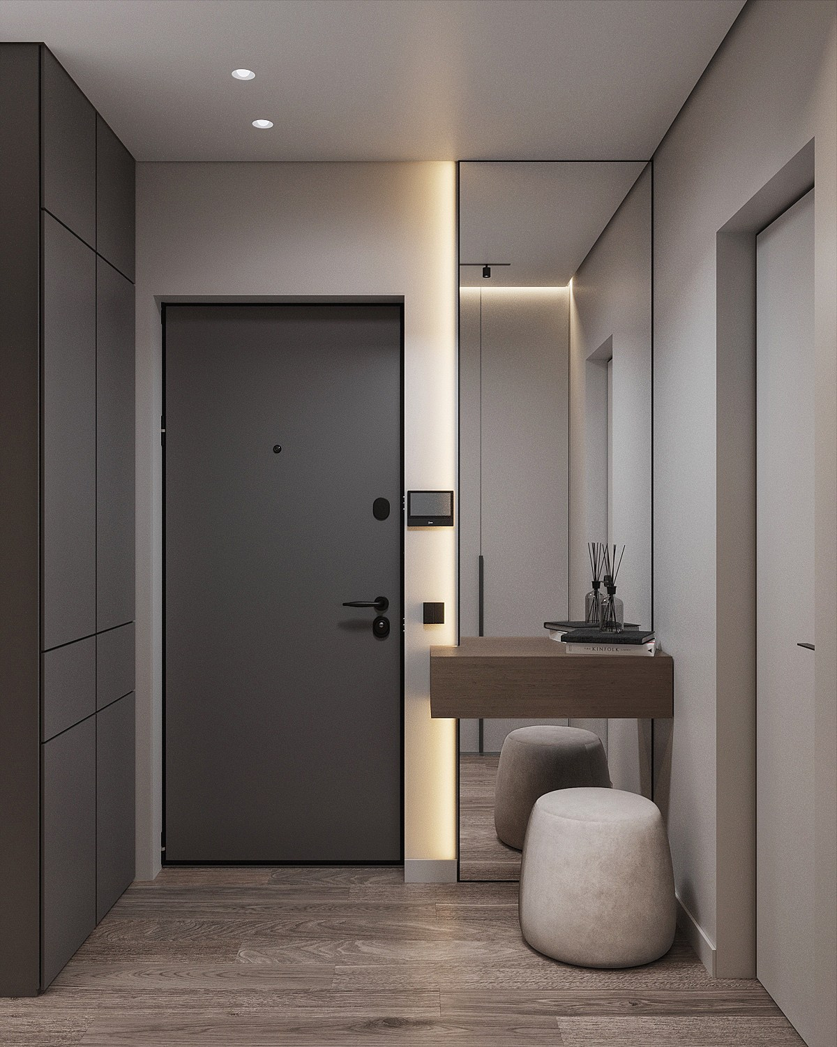 Ул. Милашенкова 55 кв. м. Kod Interiors | Дизайнер интерьеров Кораблина Кристина