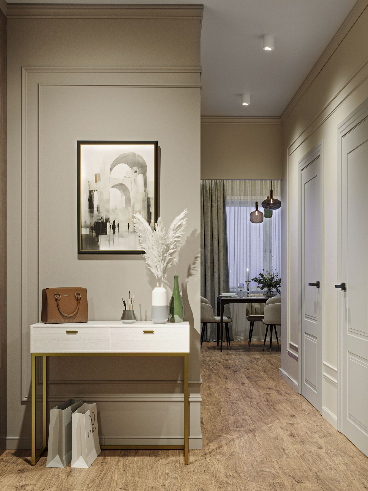 Квартира на пр. Тореза 44, к2. Дизайнер интерьера в Санкт-Петербурге Ольга Рытаровская