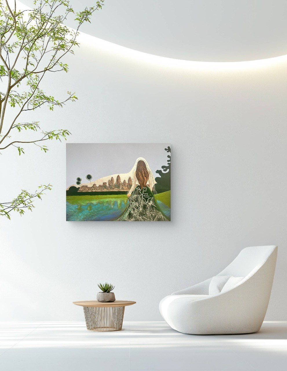 Серия «Волшебница Изумрудного Востока». Картины пейзаж