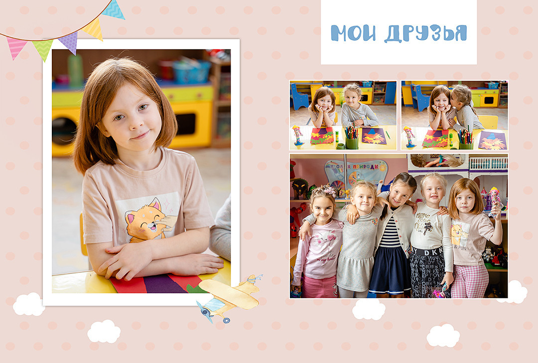 Дизайн альбомов Детский сад 2. Детский и Школьный фотограф во Владивостоке. Выпускные альбомы