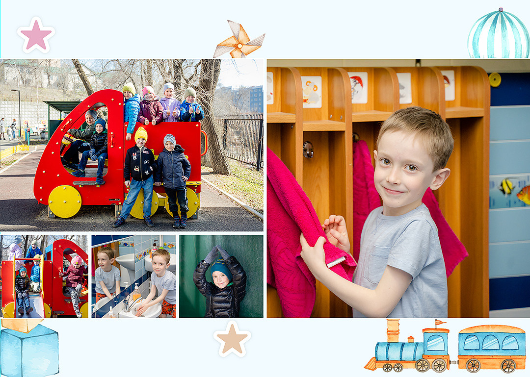 Дизайн альбомов Детский сад 2. Детский и Школьный фотограф во Владивостоке. Выпускные альбомы