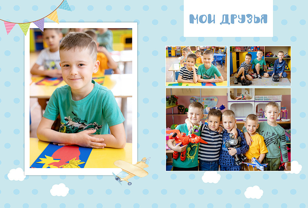 Дизайн альбомов Детский сад 2. Детский и Школьный фотограф во Владивостоке. Выпускные альбомы