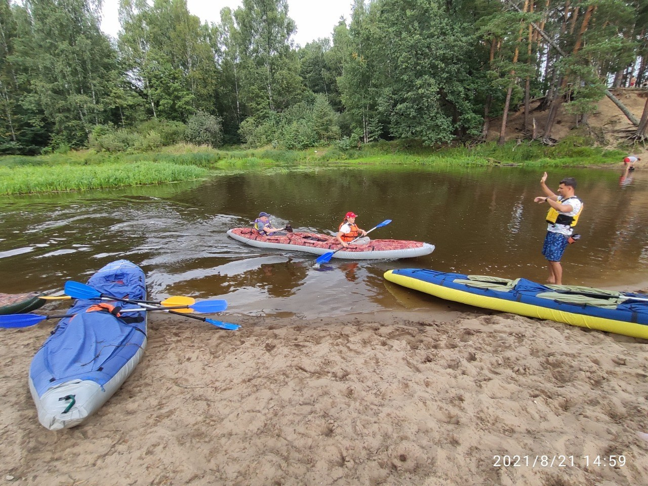 Сплав на байдарках 21.08.21. Галерея Фантим