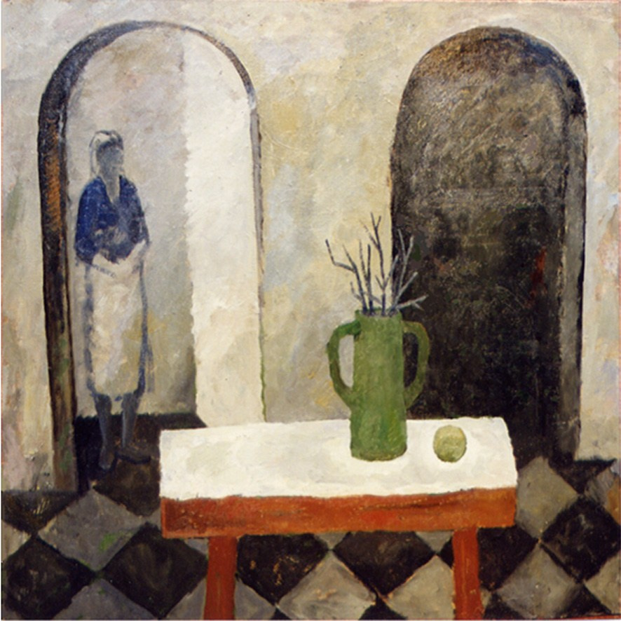 «Натюрморт в интерьере» 1988 год Собр. Д. Томас. Мадрид. Художник Величко Вадим Семёнович