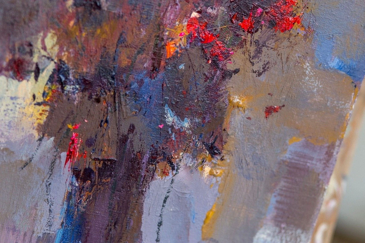 В тени. Художник Александр Каверин