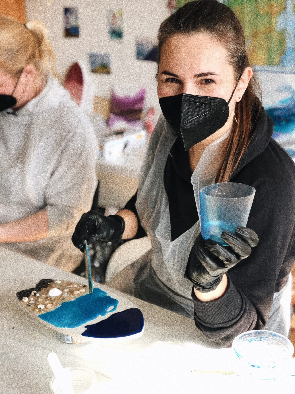 Мастер-классы. Seatales — эпоксидная смола и спиртовые чернила