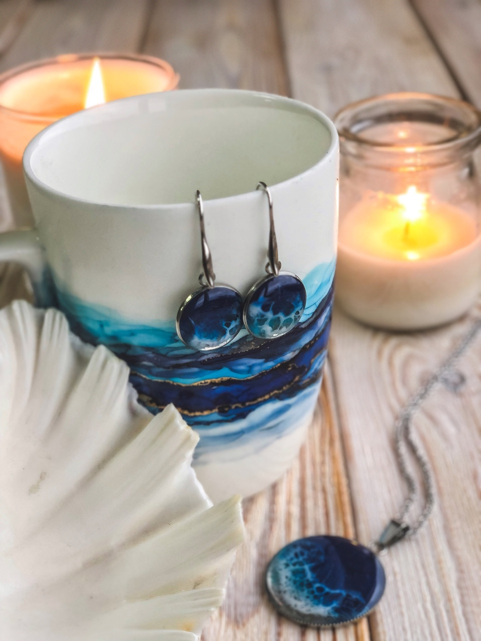 Эпоксидная смола. Seatales — эпоксидная смола и спиртовые чернила