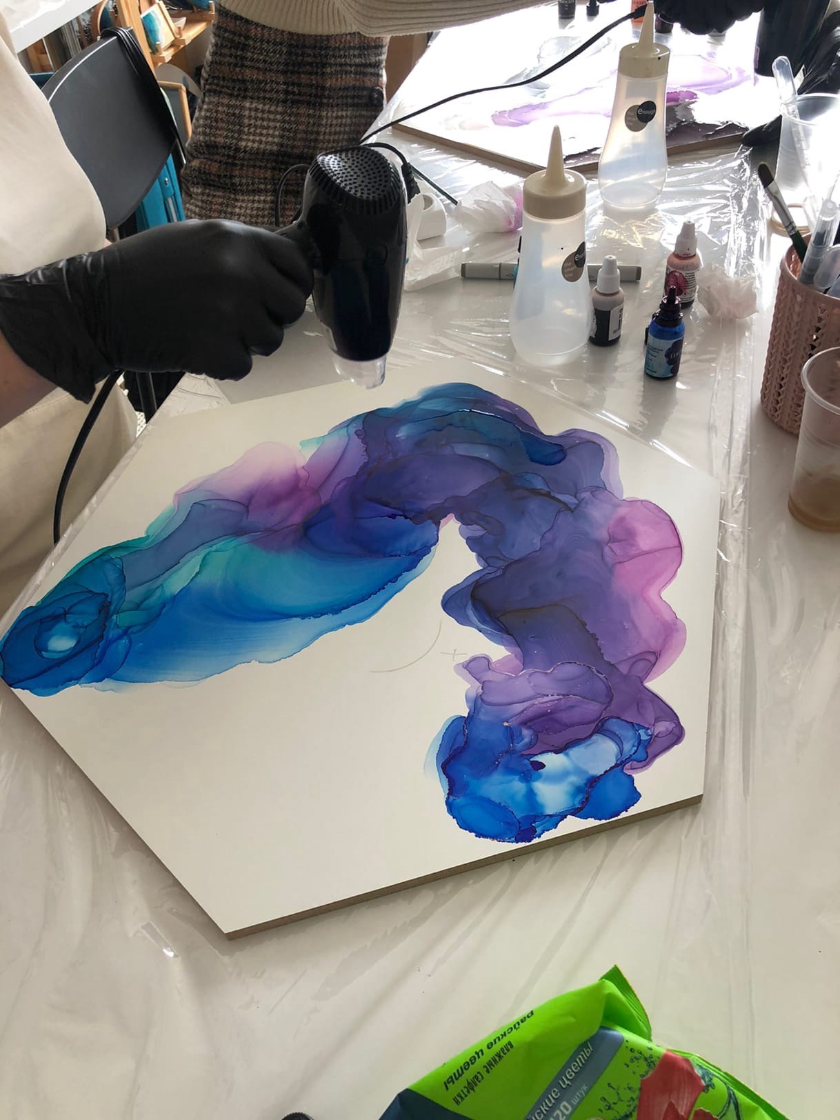 Мастер-классы. Seatales — эпоксидная смола и спиртовые чернила