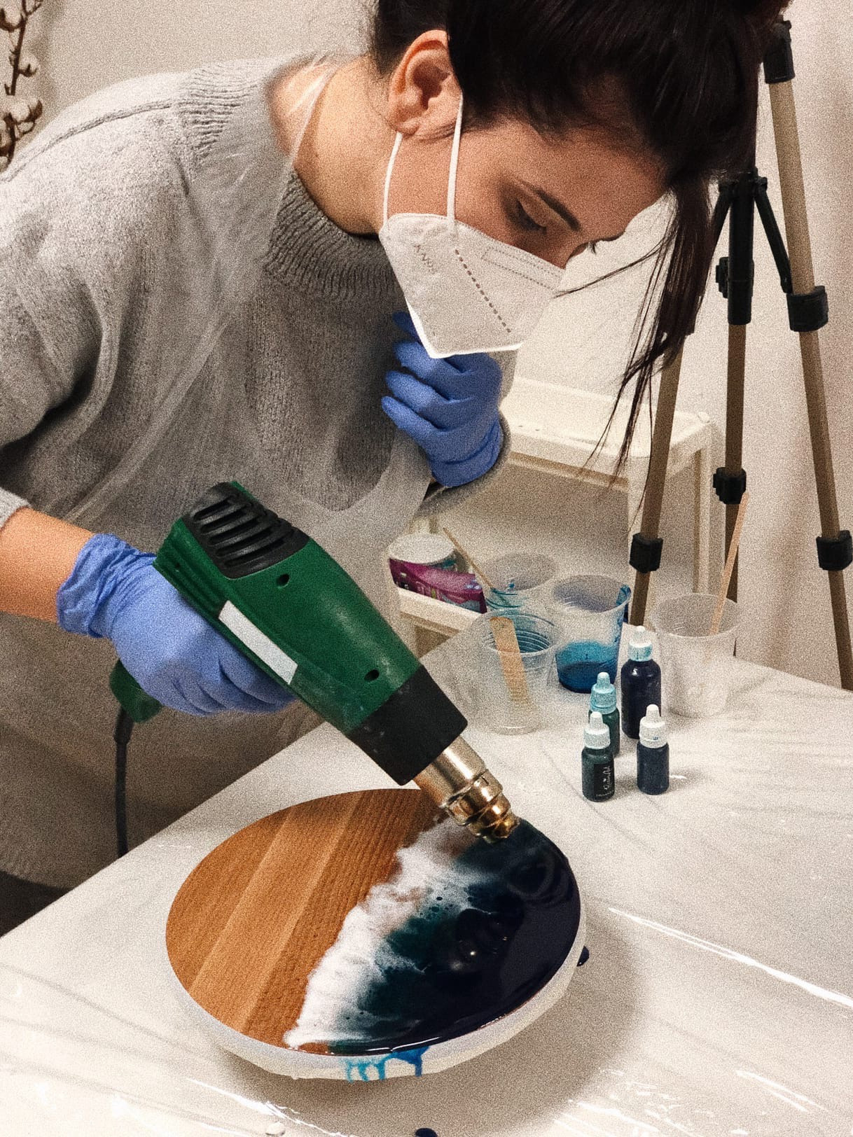 Мастер-классы. Seatales — эпоксидная смола и спиртовые чернила