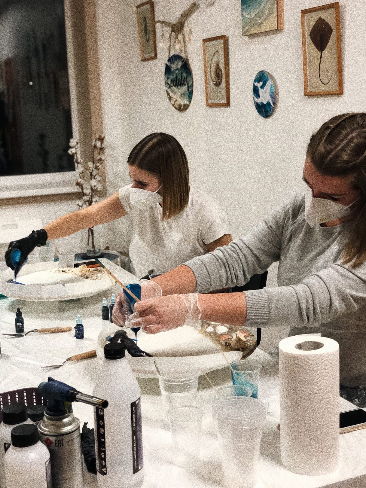 Мастер-классы. Seatales — эпоксидная смола и спиртовые чернила