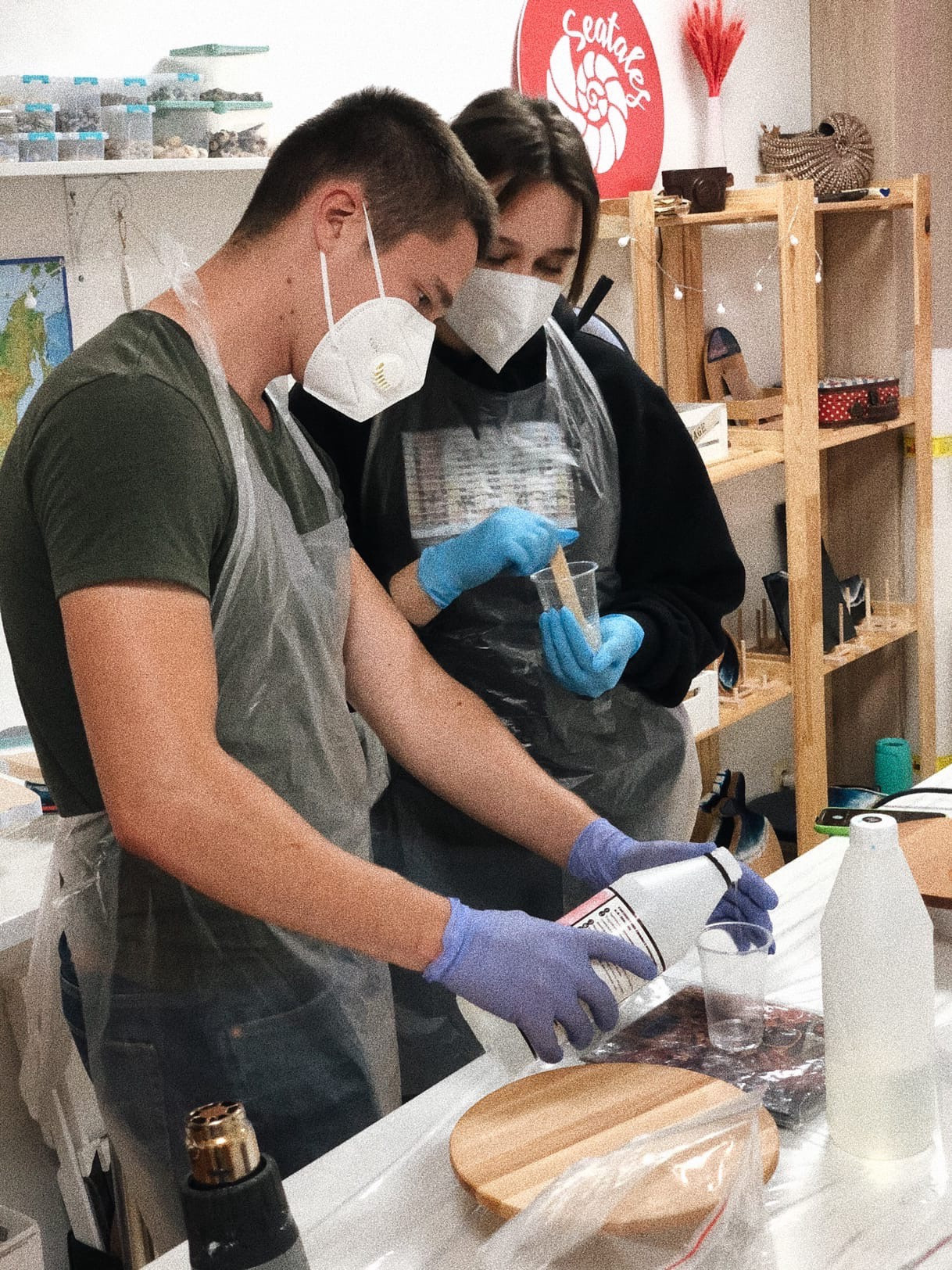 Мастер-классы. Seatales — эпоксидная смола и спиртовые чернила