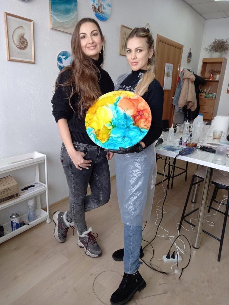 Мастер-классы. Seatales — эпоксидная смола и спиртовые чернила