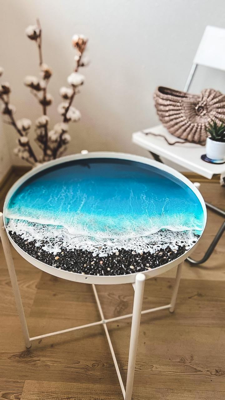 Эпоксидная смола. Seatales — эпоксидная смола и спиртовые чернила