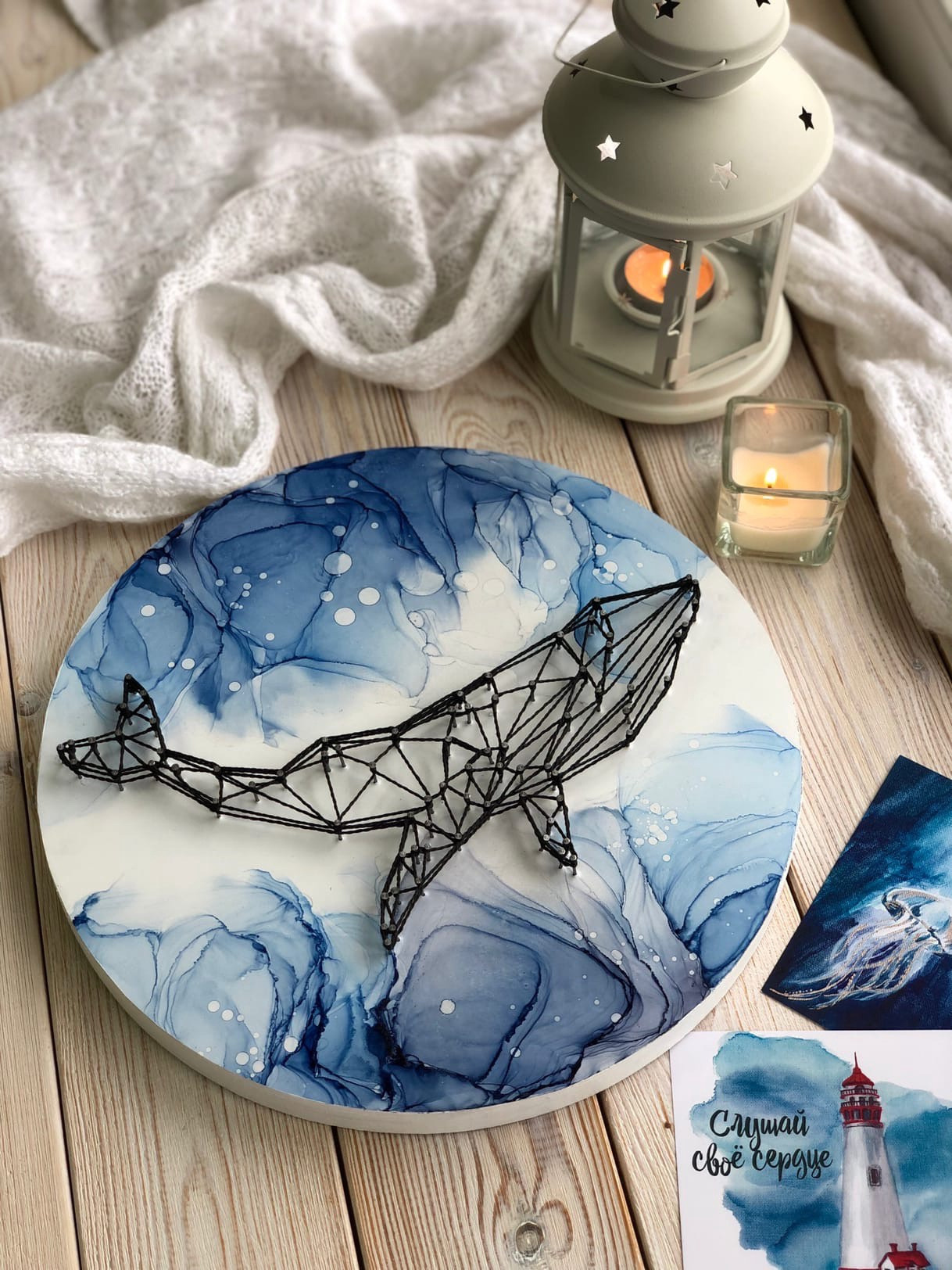 Спиртовые чернила. Seatales — эпоксидная смола и спиртовые чернила