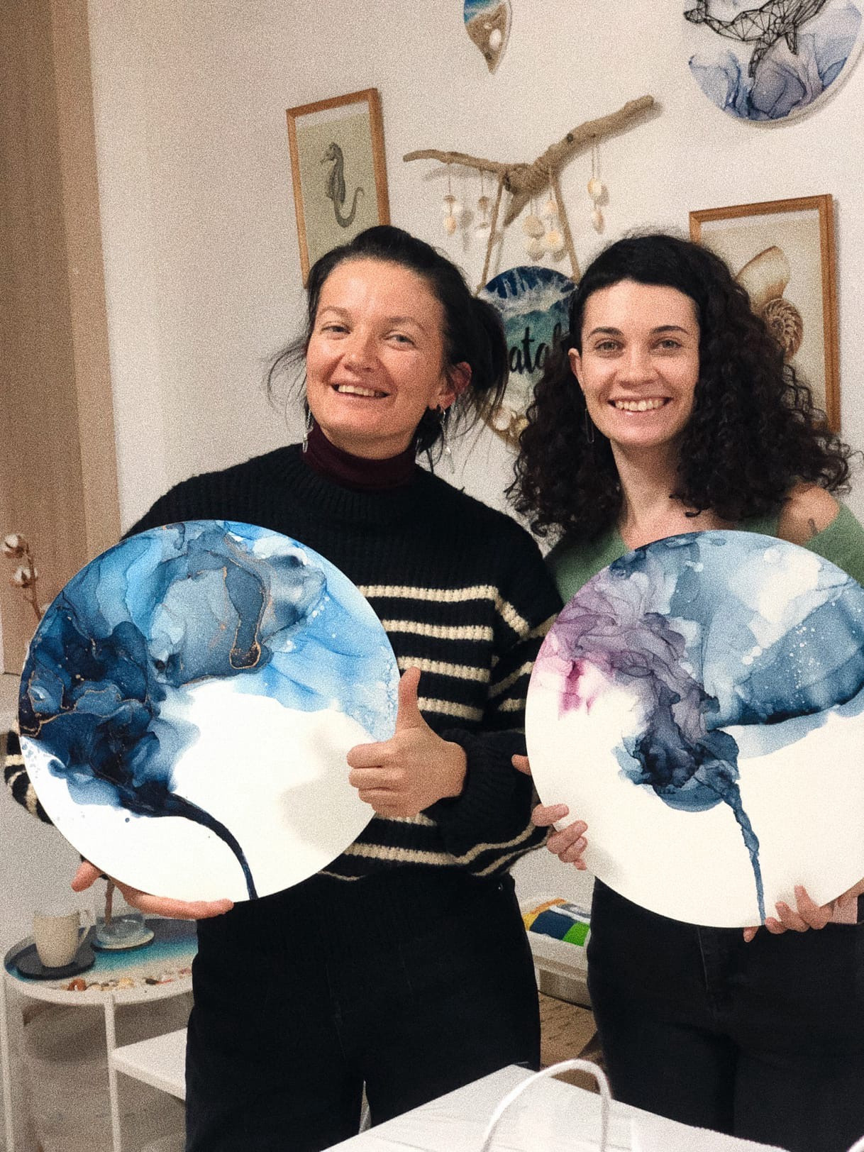 Мастер-классы. Seatales — эпоксидная смола и спиртовые чернила