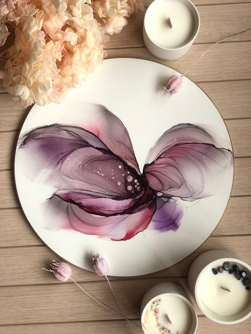 Спиртовые чернила. Seatales — эпоксидная смола и спиртовые чернила