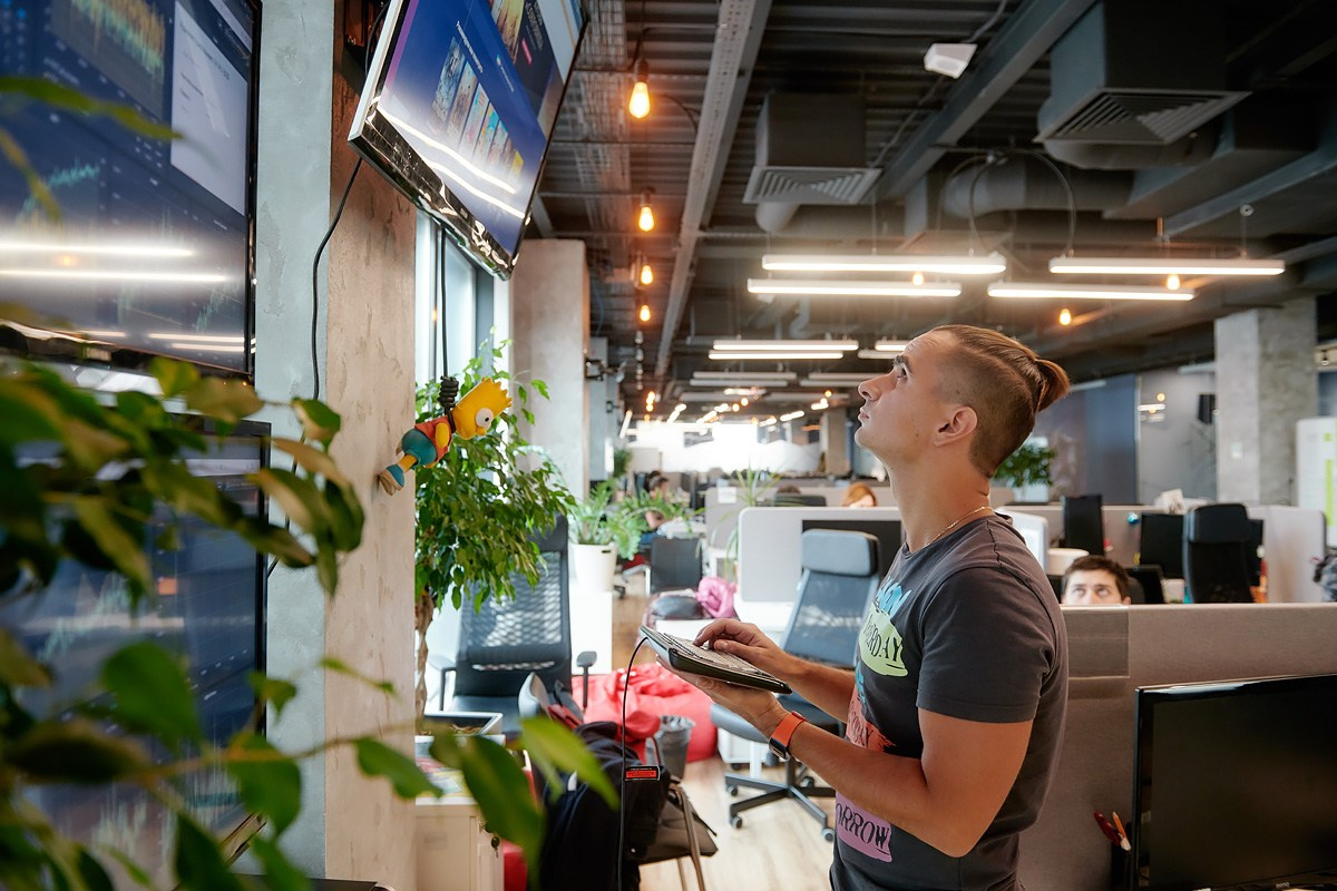 Офис IVI. Репортажный фотограф в Москве Вадим Францев