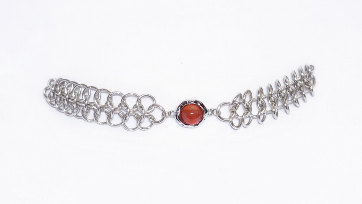 Чокеры из кольчуги. Украшения из кольчуги в Москве Соня Спросонья