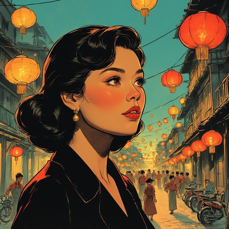 Beautiful pin-art style image