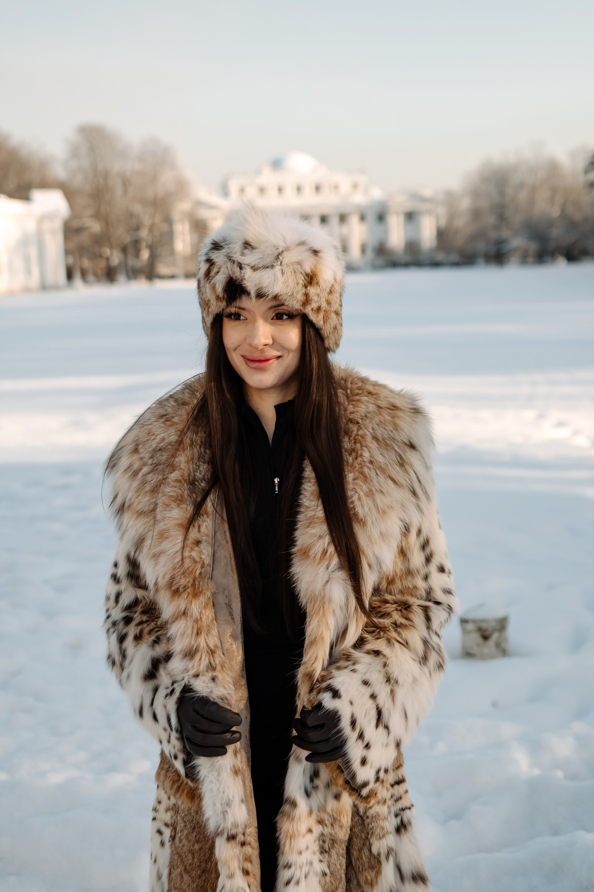 Русская девушка. Зимняя прогулка. Свадебный и семейный фотограф в Санкт-Петербурге Елена Худякова