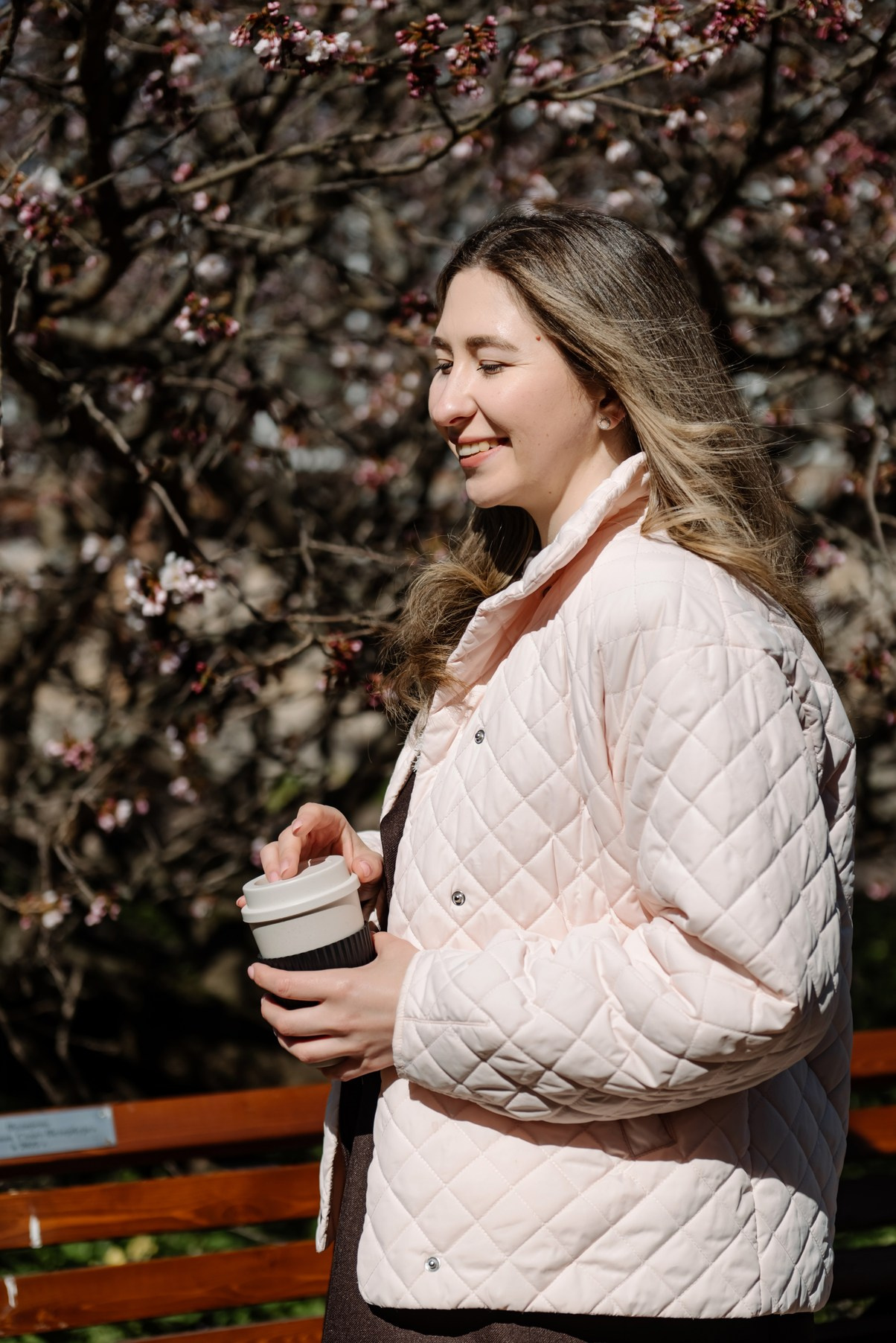 Марина с сакурой. Свадебный и семейный фотограф в Санкт-Петербурге Елена Худякова