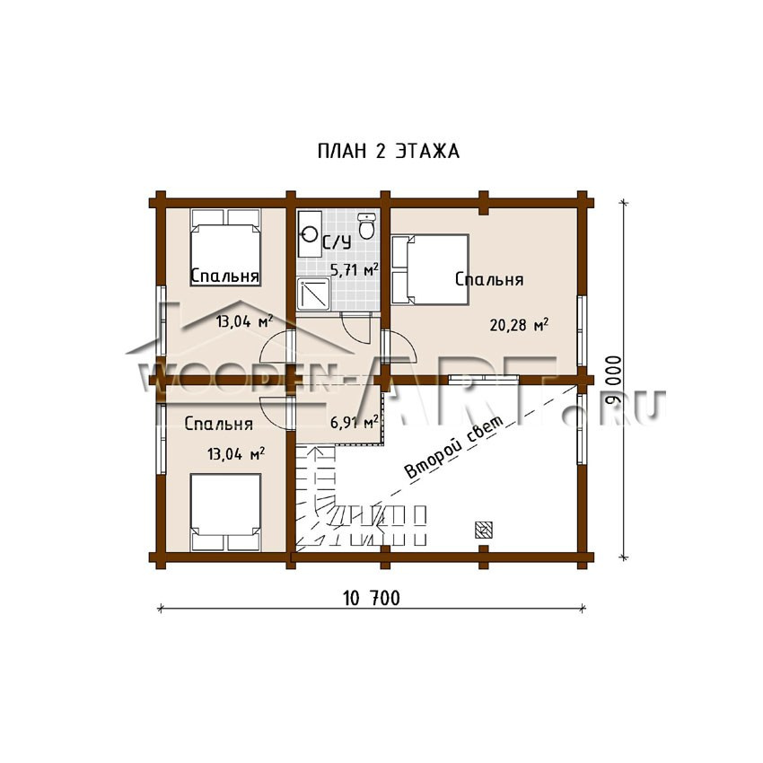 «Белый берег» 228 кв. м. Проекты деревянных домов