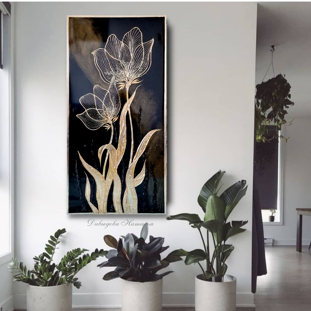 Тюльпаны. Художник