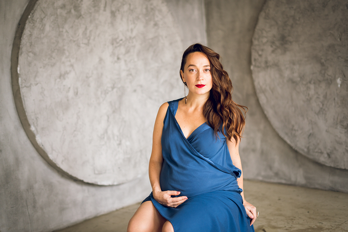 Семейная фотосессия беременной со старшим ребенком в Москве - Анна Бор. Видеограф в Москве Анна Бортникова