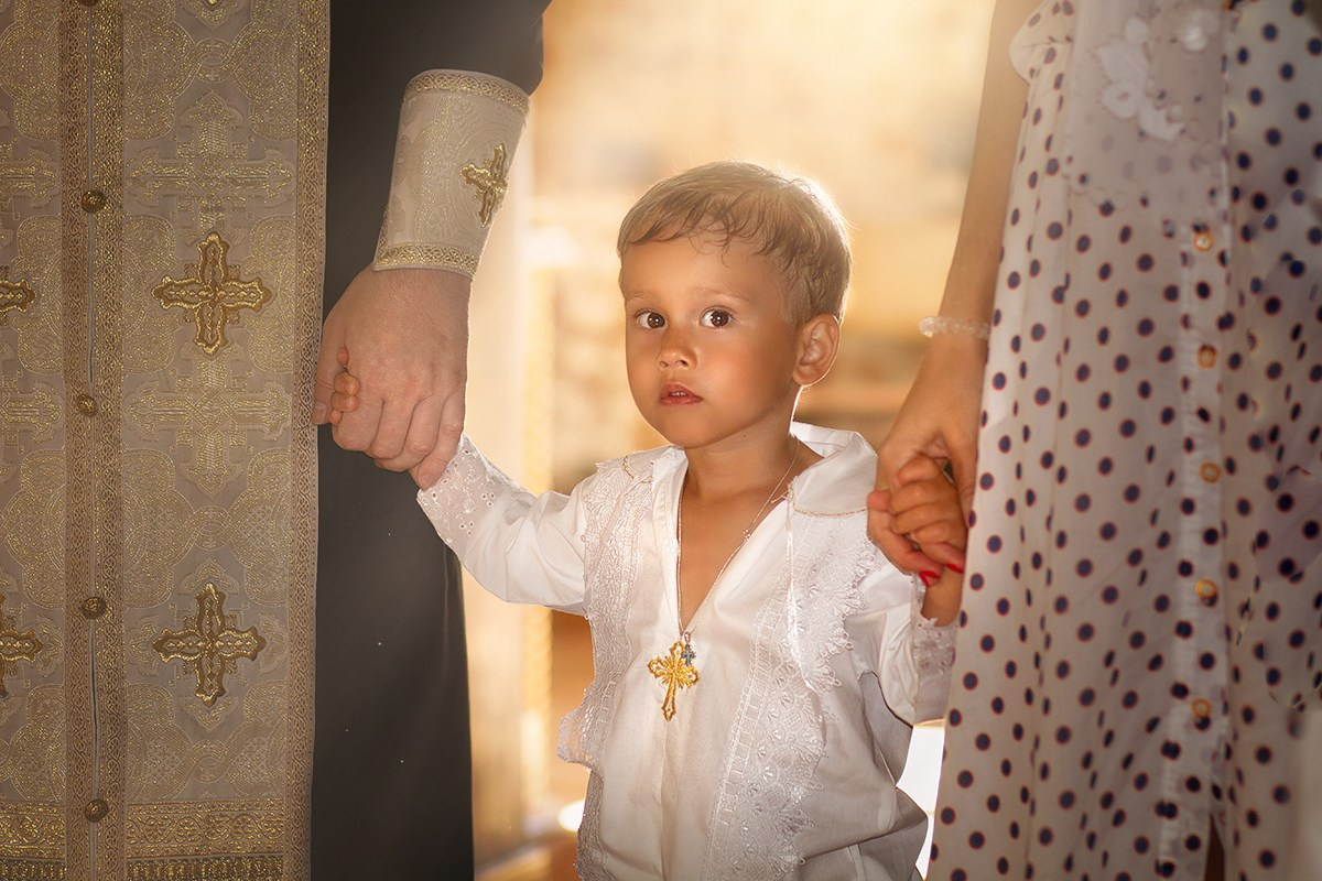 Крещение. Семейный и детский фотограф. М ария Гранкина