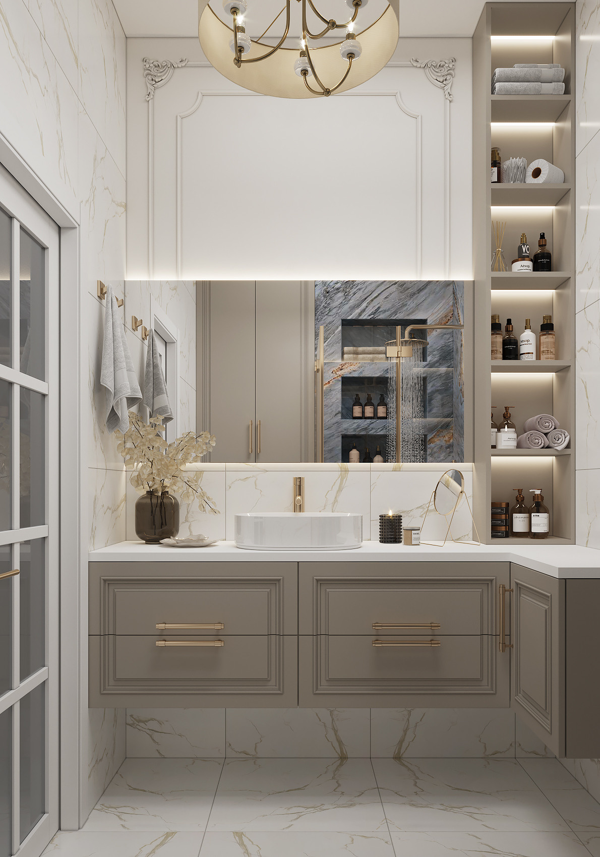 Квартира-студия для стильной девушки 27 м²