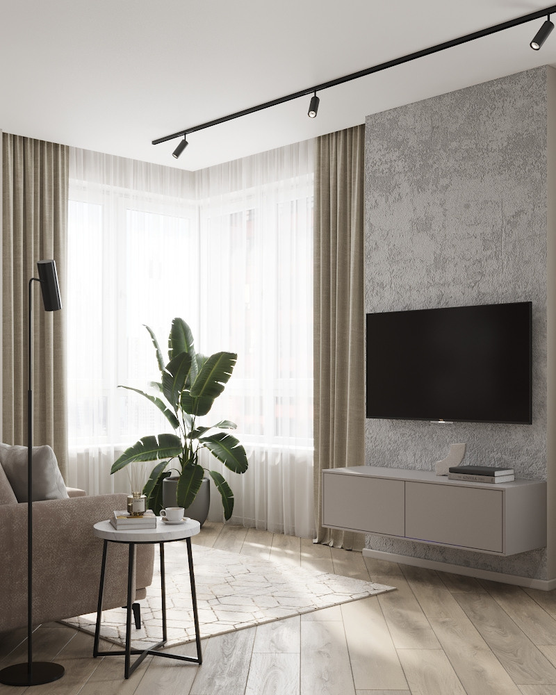 Современная квартира под сдачу в аренду 68 м²