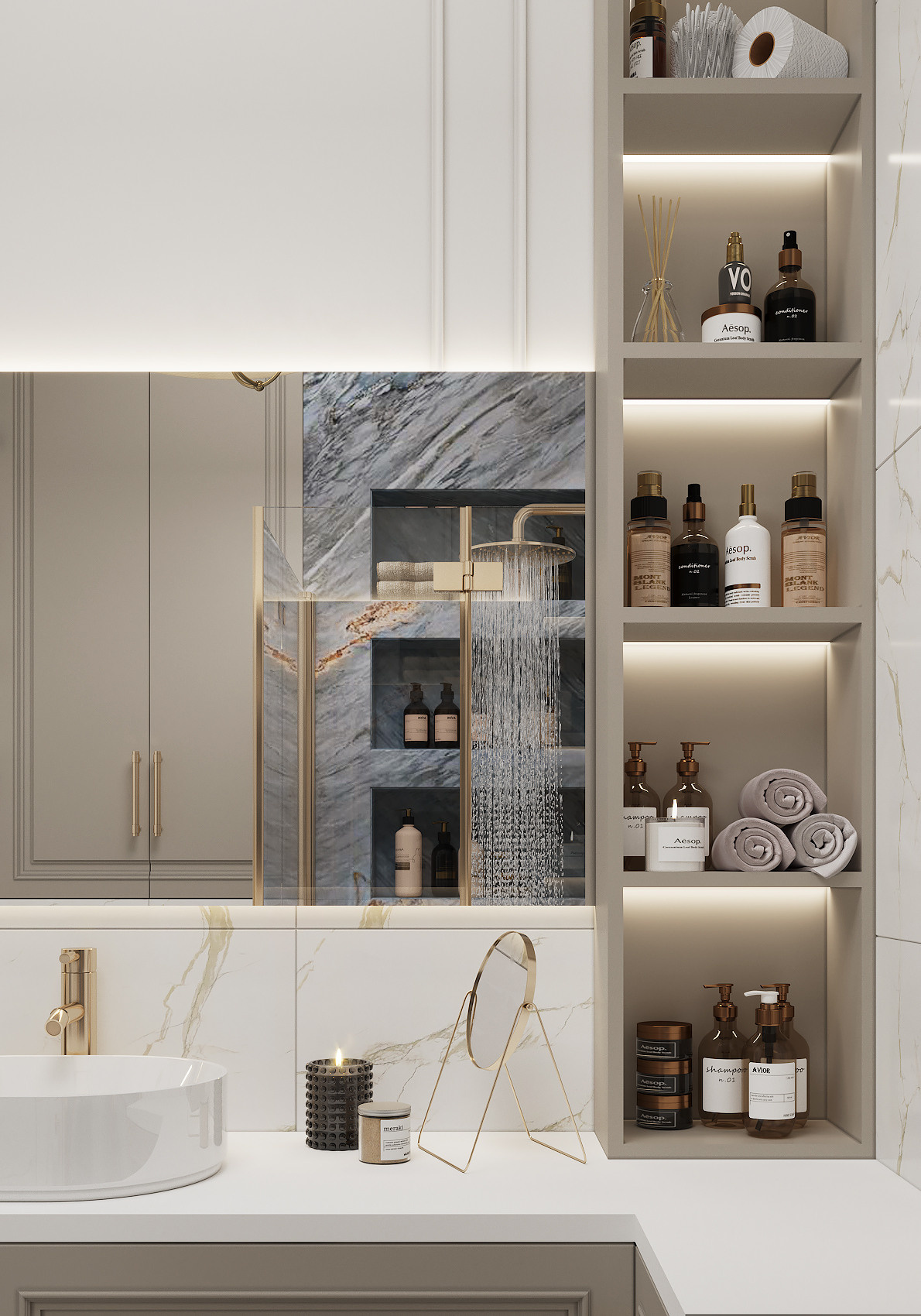 Квартира-студия для стильной девушки 27 м²