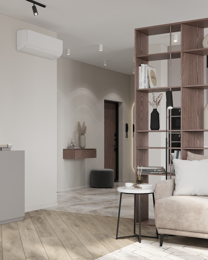 Современная квартира под сдачу в аренду 68 м²