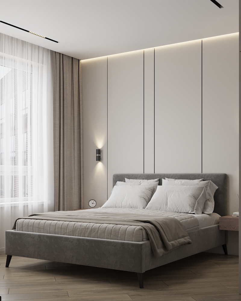 Современная квартира под сдачу в аренду 68 м²