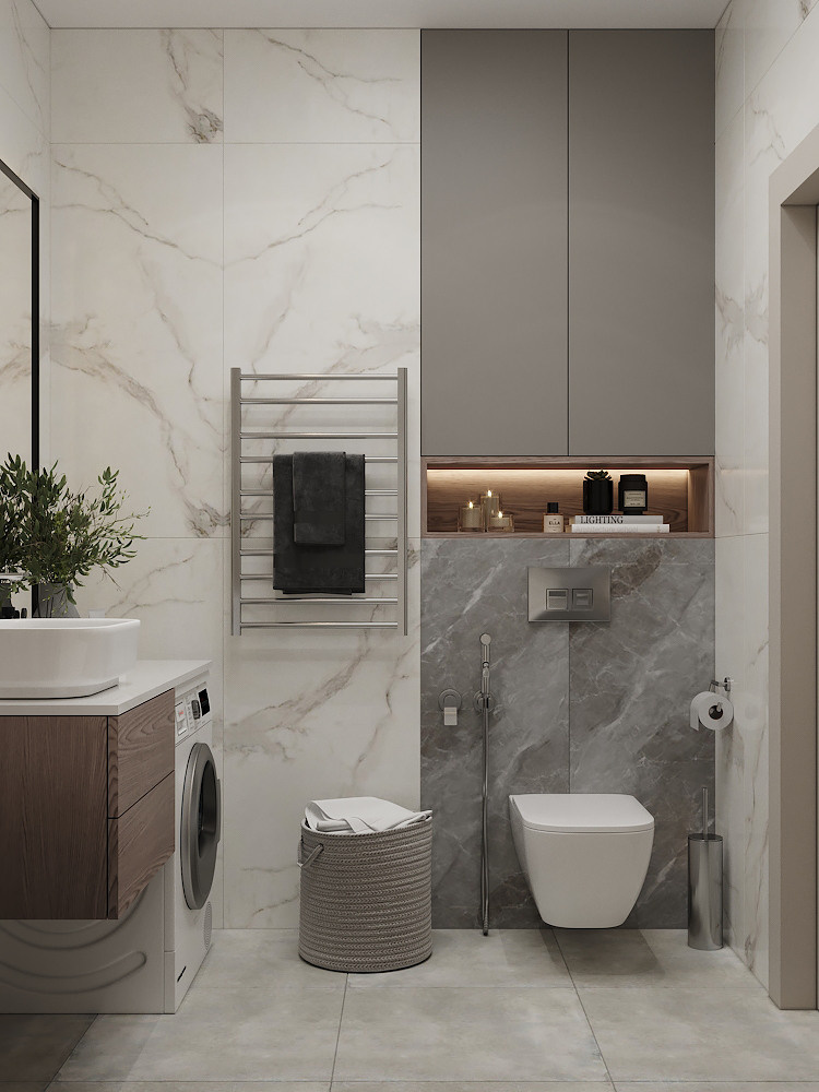 Современная квартира под сдачу в аренду 68 м²