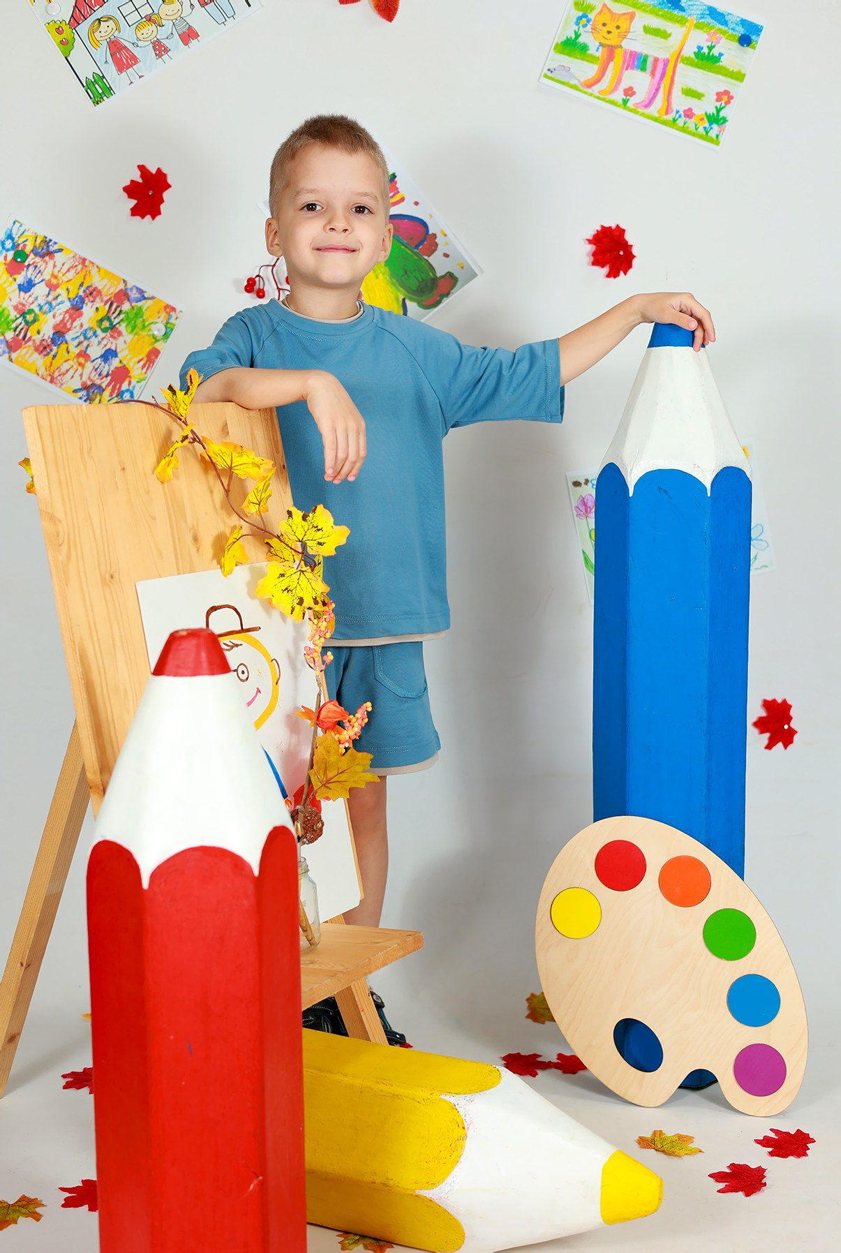 Краски осени. Выпускные альбомы в Иваново в детский сад и школу. Александр и Светлана Янкины