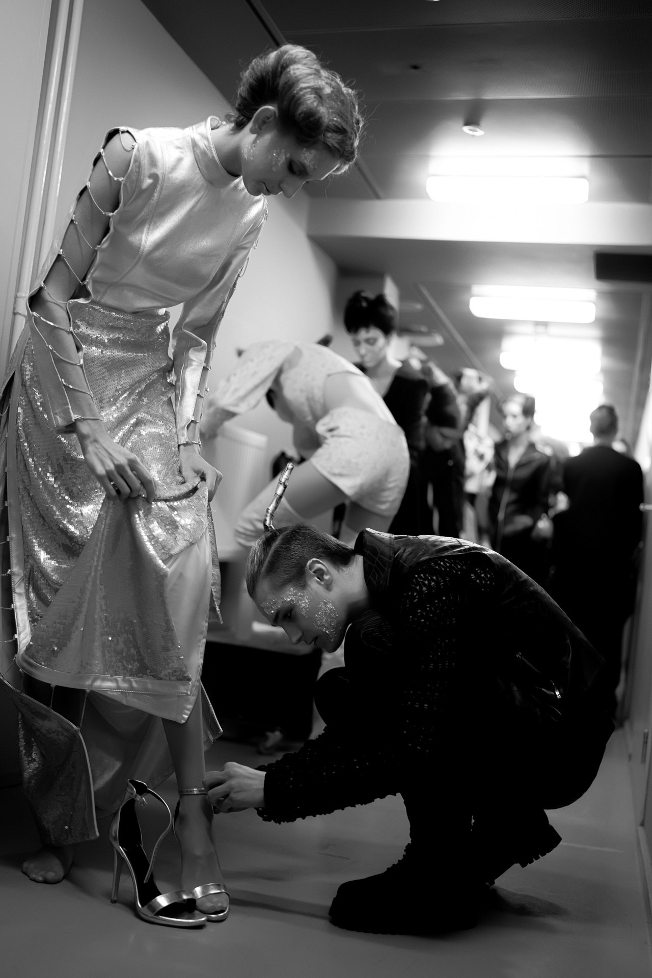 Сзади. SpbFW 2023. Репортажный и студийный фотограф в Санкт-Петербурге Марк Скворцов