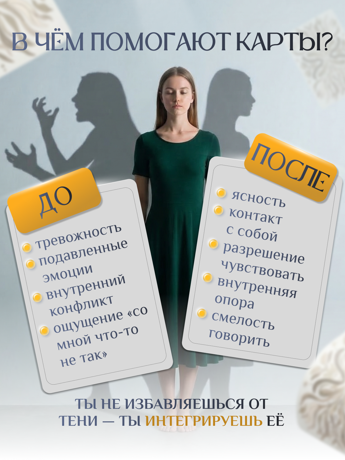 Инфографика | Карточка товара | Метафорические карты. Графический дизайнер AI в Москве Валерия Кос