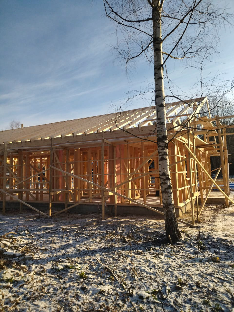 Каркасный дом (Тверская область). Строительство каркасных домов в Москве и МО