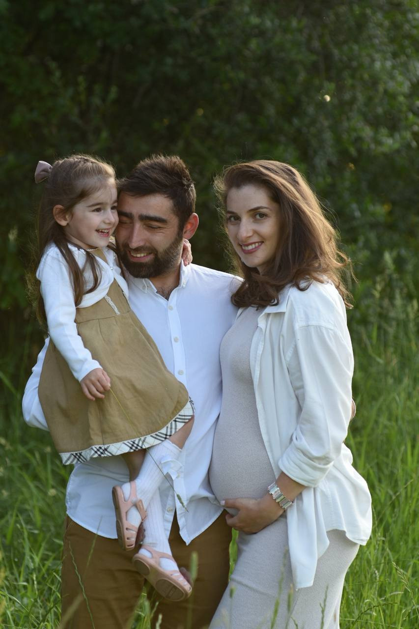Семейная фотосессия на природе. Фотограф Юлия Кондратьева