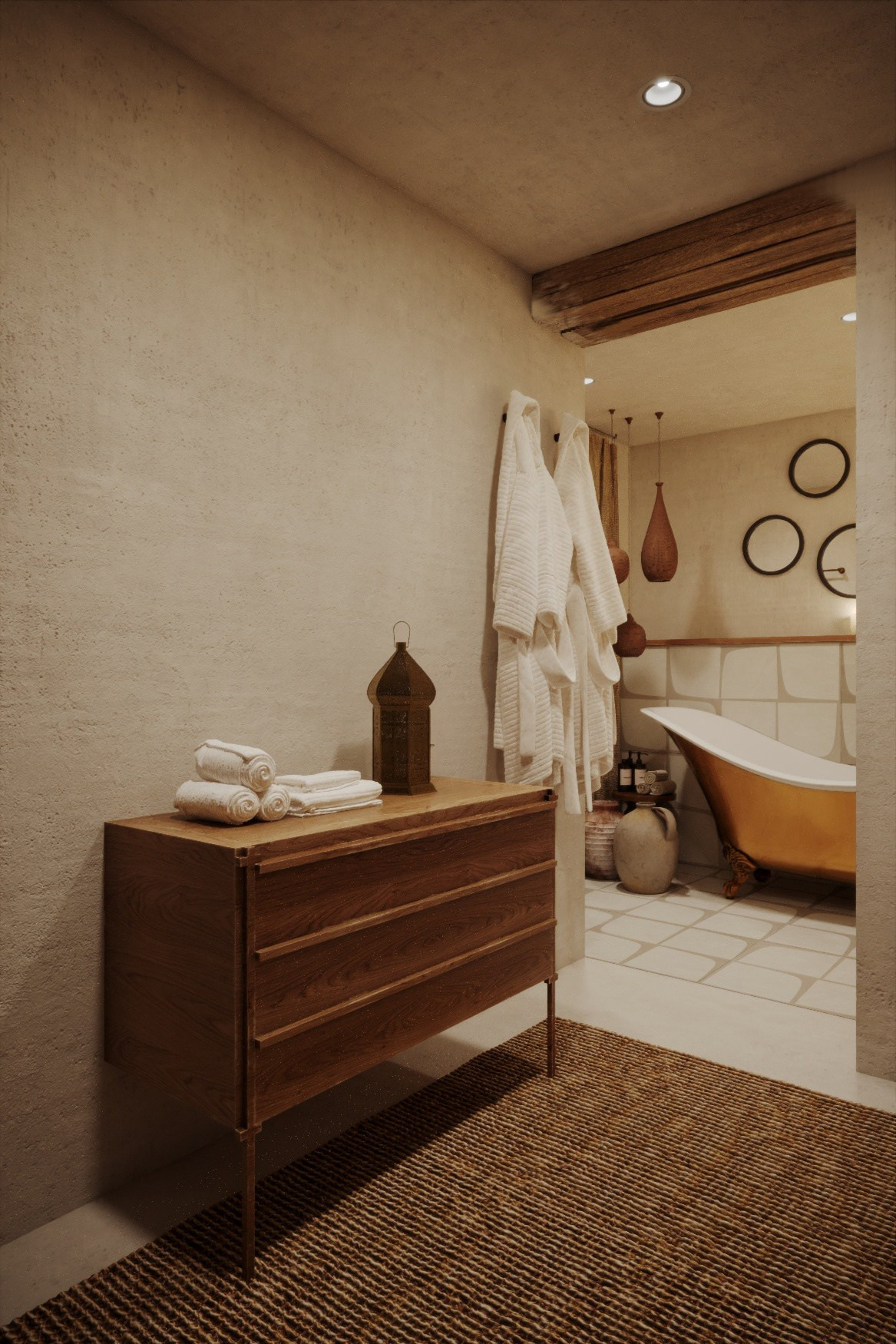 Апартаменты GoldenMile, г. Дубай. Дизайн интерьера от Дмитрия Баландина