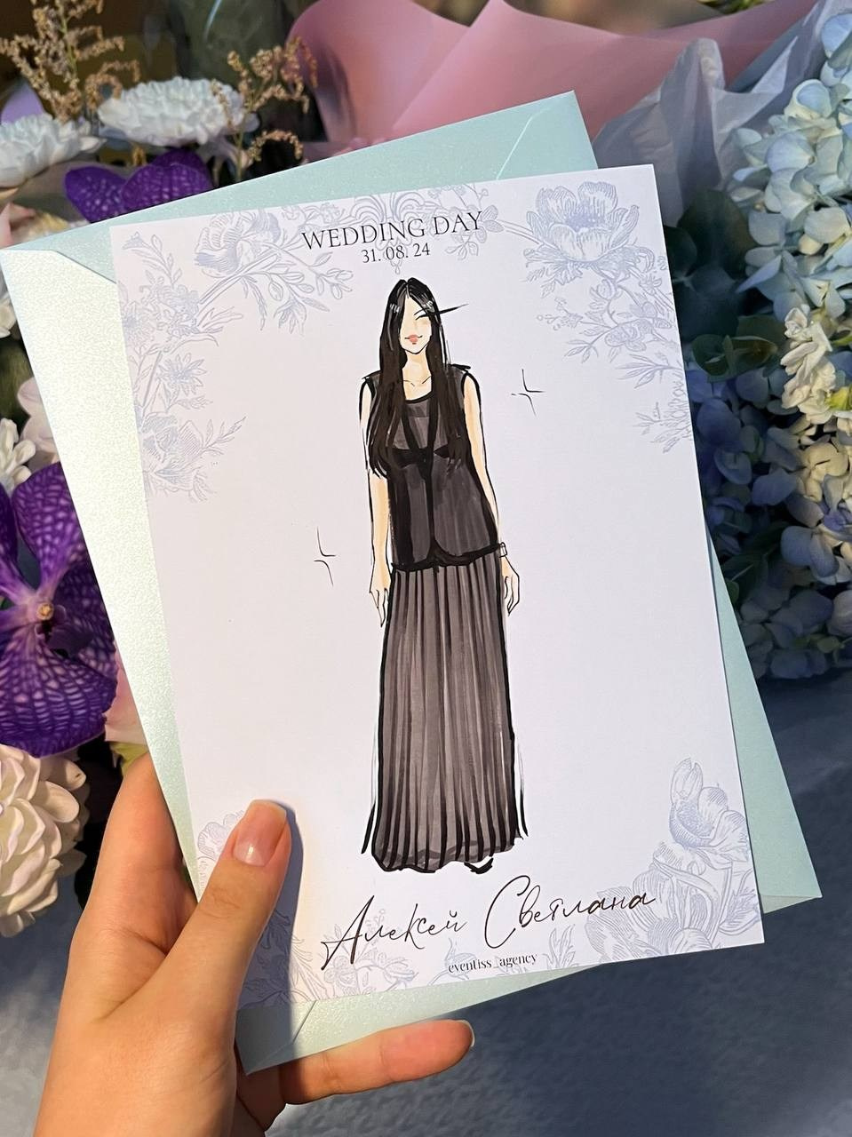 Модные фэшн скетчи на мероприятия. Eventiss art agency| Художники и арт-услуги на мероприятие Москва и МО