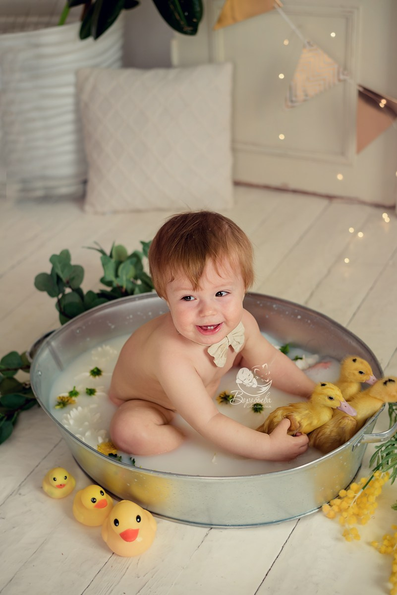 Купание. Фотограф новорожденных во Владимире Анастасия Воробьева