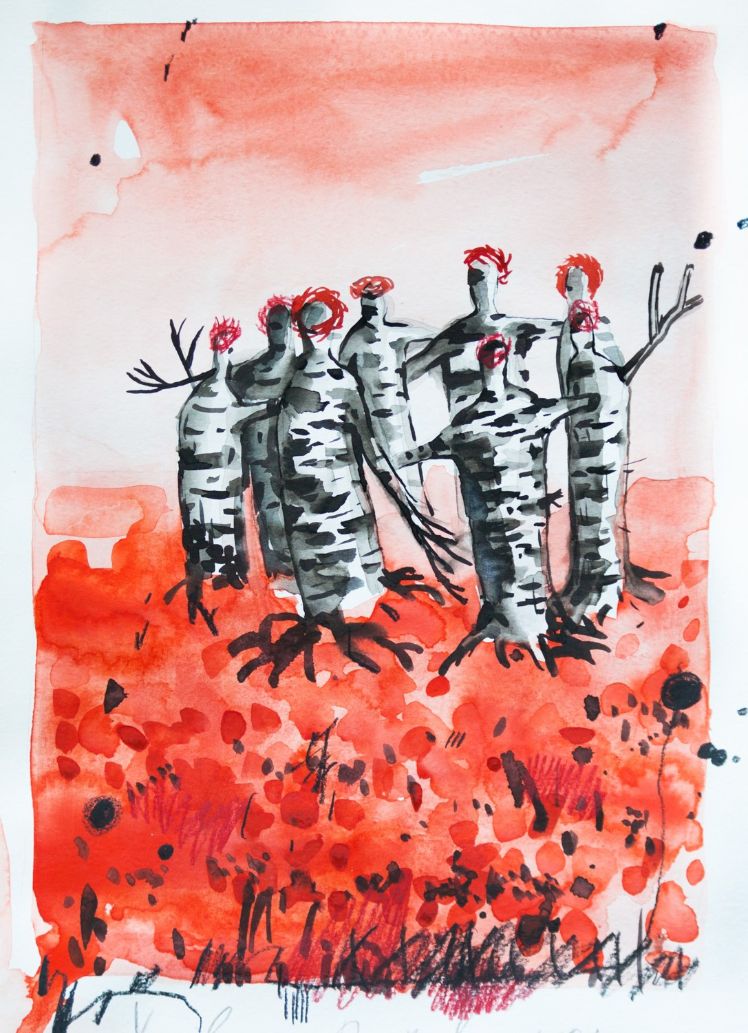 Birch people. Янина болдырева Yanina Boldyreva