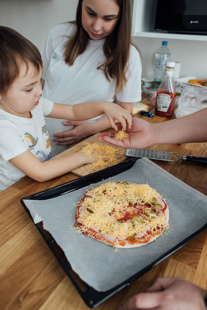 Пицца на троих. Семейный и свадебный фотограф в Москве Жнякина Юлия