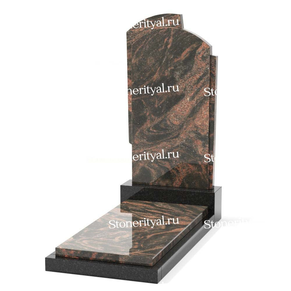 Комбинированные памятники на одного. Изготовление и установка памятников в Москве и МО