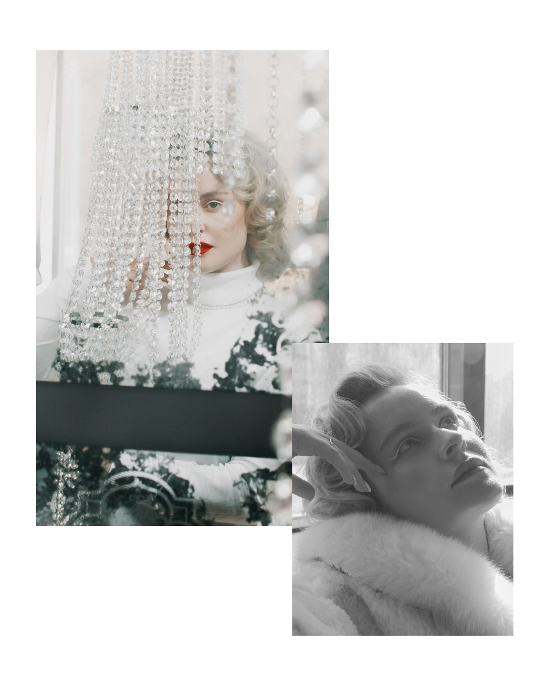 портрет девушки в стиле Мерелин Монро